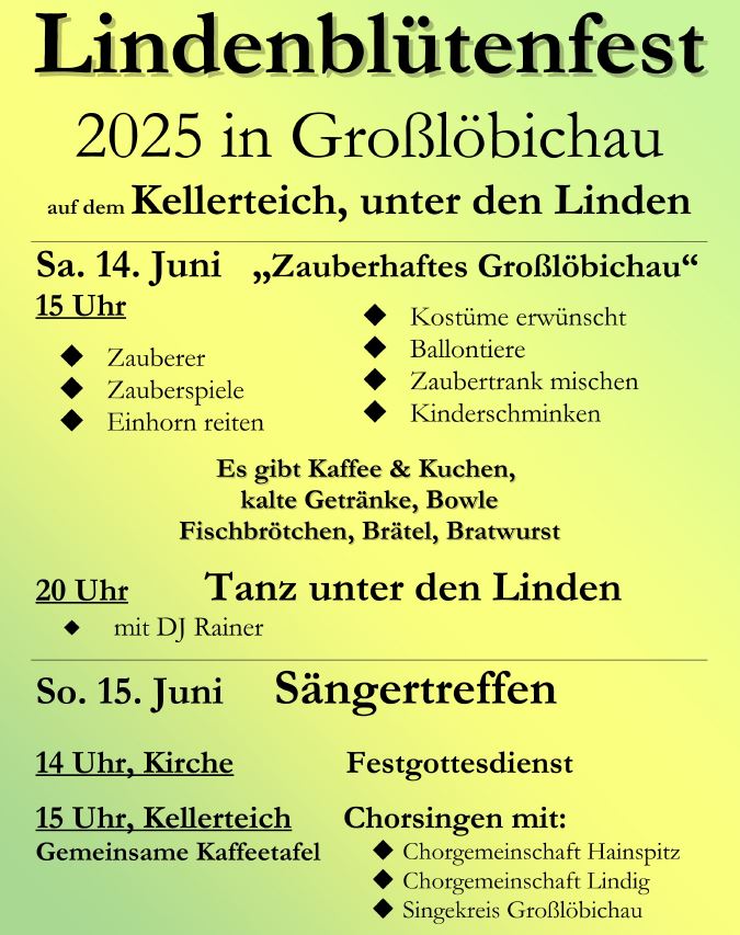 → Veranstaltungen Großlöbichau